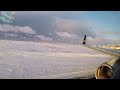 Roaring Engines in Record Snowfall: Icelandair Boeing 757-200 Takeoff from Keflavik/Reykjavik