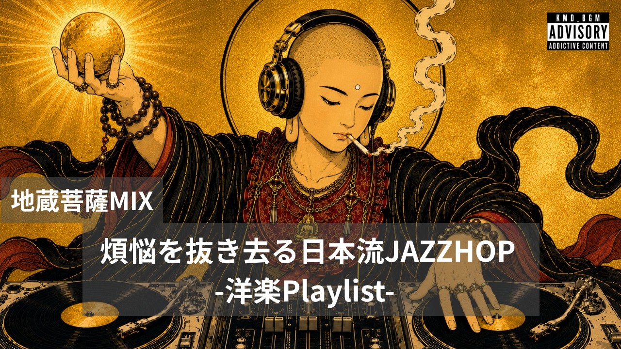 洋楽 G-RAP SUB-O ⚠️Addictive! What if Jizo was a DJ? Japanese JAZZHOP & HIPHOP