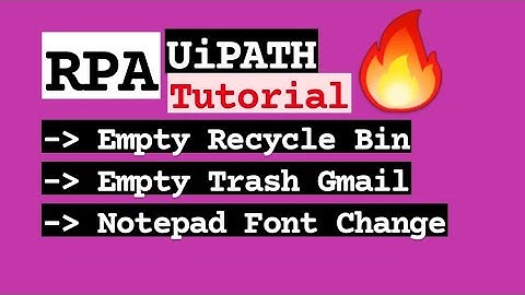 RPA 18CS745 Task Recording Tutorial Robotic Process and Automation VTU 7th SEM CSE/ISE