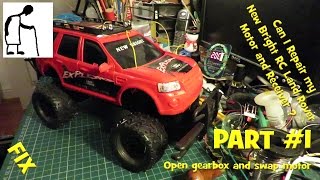 Repair my New Bright RC Land Rover - Motor and Receiver PART #1