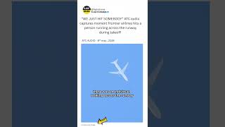 Frontier hits a person on takeoff 😮