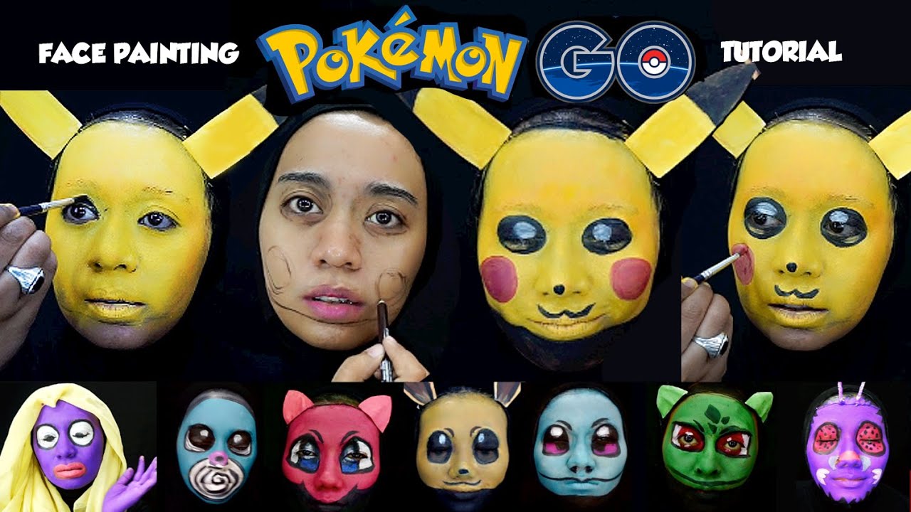 Pokemon Go Facepainting Tips Tutorial Berubah Menjadi 8 Karakter