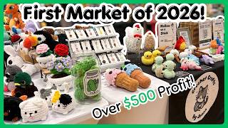 My First Market of 2026! 🥳 $500+ Profit in 5 Hours!💵 Market VLOG