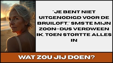 "Je bent Niet Uitgenodigd voor de Bruiloft," Sms