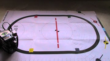 Line Following for Mindstorms with P-controller kp=1