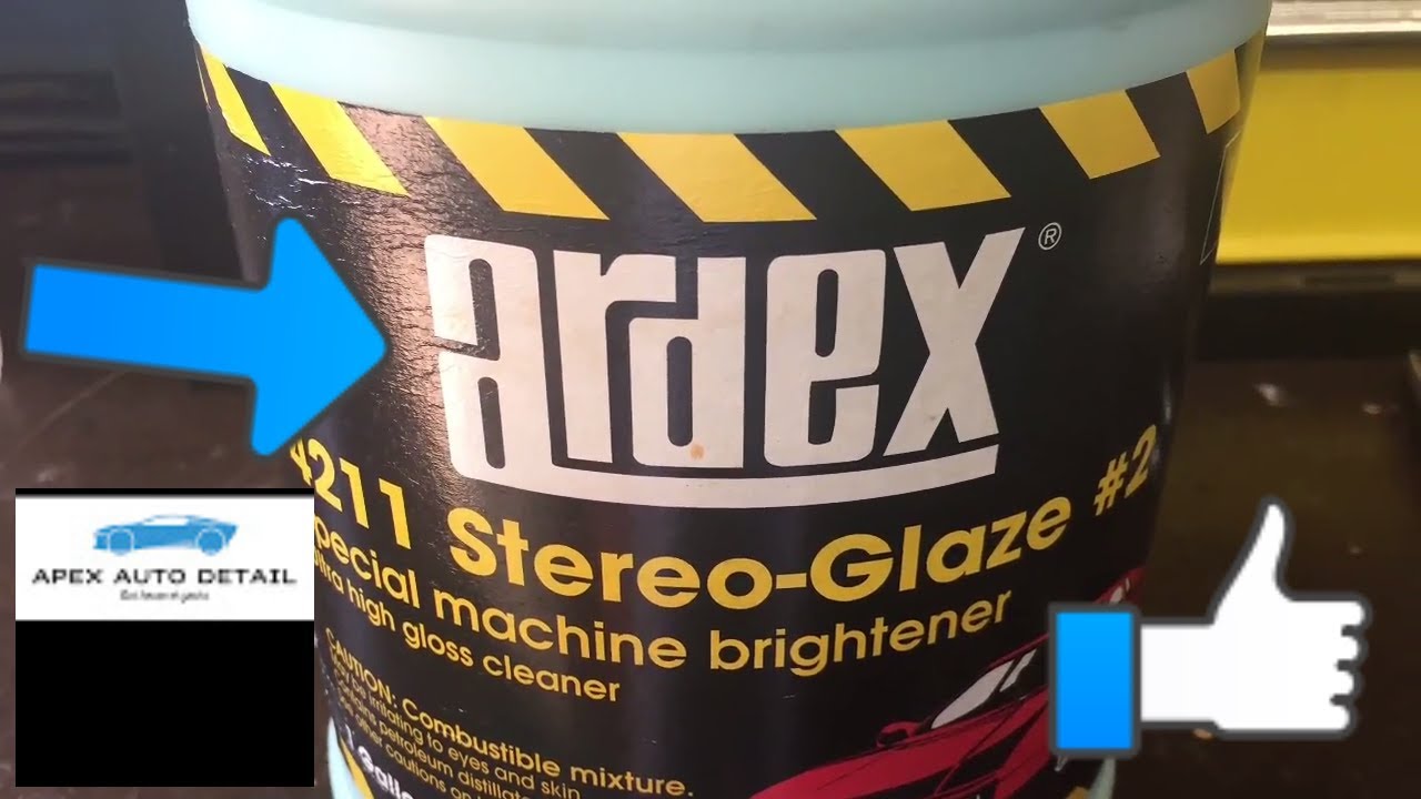 Special Machine Brightener!!!! Remove Stubborn TRAFFIC FILM, Stains, and  minor blemishes !! Ardex!! 