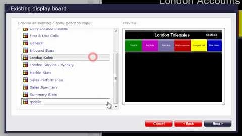 TIM Plus: Copy an existing display board template