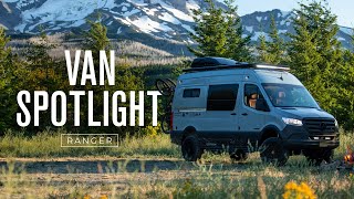 VAN SPOTLIGHT: Ranger | Outside Van 4WD MercedesBenz Sprinter 144 Van Conversion Tour