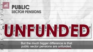 What's the difference between private and public sector pensions?