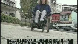 Accessible Sidewalks: Pedestrians who use Wheelchairs