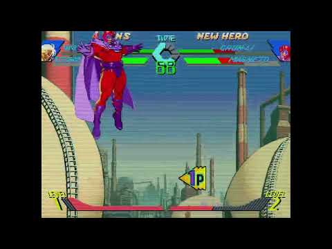 X-Men vs. Street Fighter - Wolverine, Storm vs. Chun-Li, Magneto 2