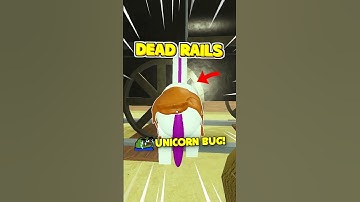 Unicorn Saddle BUG in Dead Rails! 😂 #roblox #deadrails