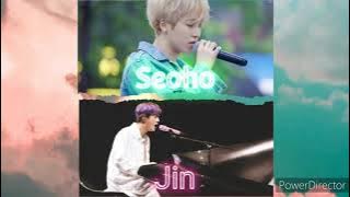 ONEUS Seoho and BTS Jin 