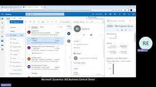 Business Central Add in for Outlook Email