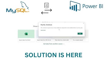 Connect MySQL Database to Power BI #sqltobi #sql #powerbi