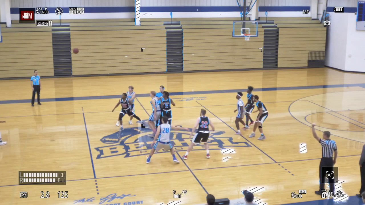 Bethel College Men's Basketball JV vs LMC 1st Half YouTube