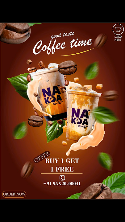 Social media post design in coreldraw 2024 | coreldraw poster design