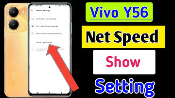 Vivo y56 net speed show/Vivo y56 me net speed kaise dekhe/network speed setting