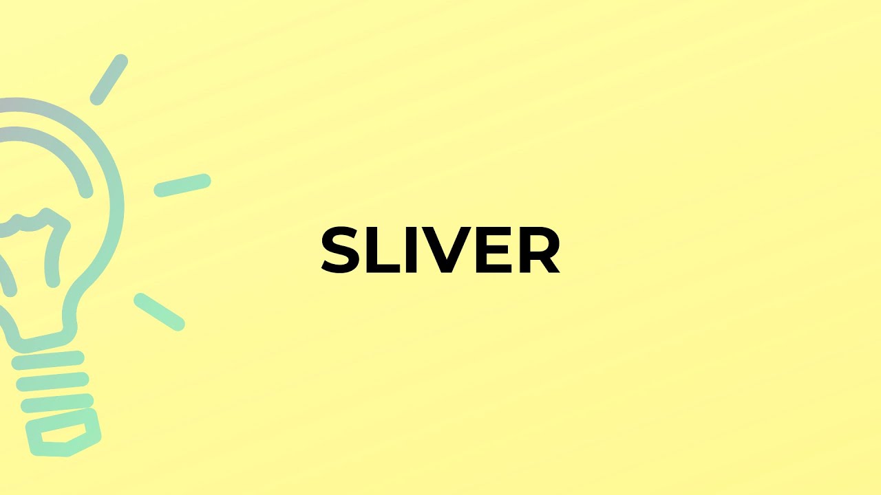 What is the meaning of the word SLIVER? YouTube