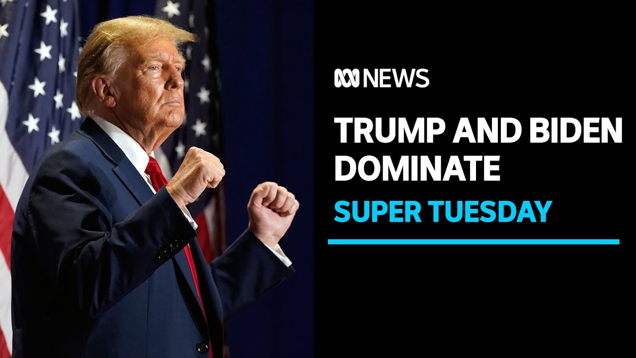 Biden and Trump dominate Super Tuesday | ABC News - YouTube