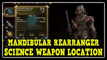 The Outer Worlds Mandibular Rearranger Location - Science Weapon Location Guide