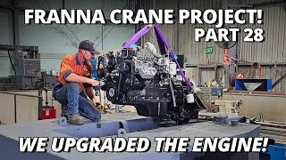 Thumbnail for Test Fitting the NEW Engine and it’s a BIG Upgrade! | Franna Crane Project | Part 28