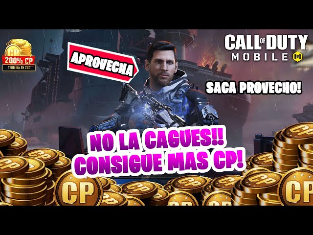 Importante saber esto sobre la recarga de doble CP en COD Mobile. #cod