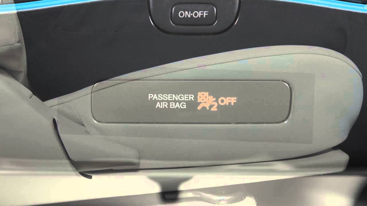 2012 NISSAN LEAF Front Passenger Air Bag Status Light YouTube