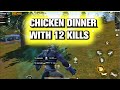 Chicken Dinner with 12 kills . Pubg Mobile #ishowspeedstream  #gamingvideos  #chickendinner