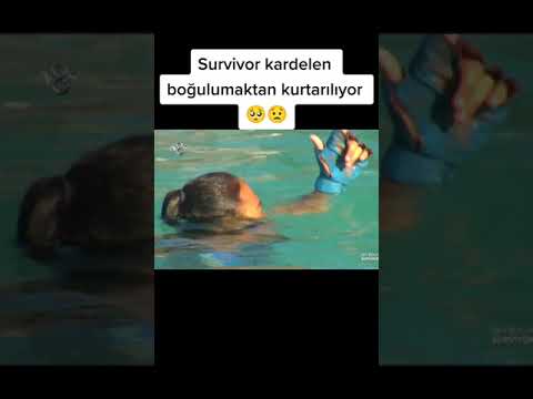 Survivor kardelen boğulumaktan kurtarılıyor #🥺💔