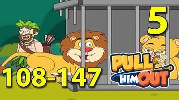 PULL HIM OUT - Walkthrough Levels 108-147 (Android,iOS) Gameplay Part 5