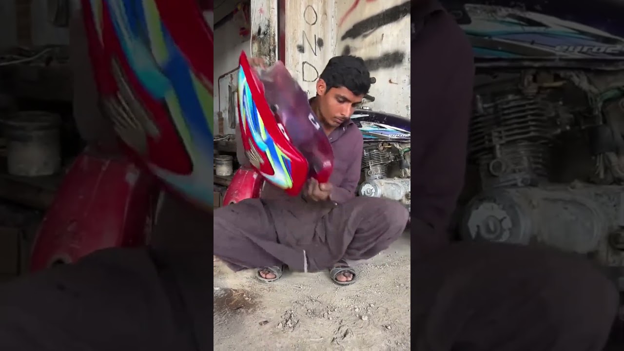 فكرة بمليون جنيه نظف تانك الموتوسيكل من الصدأ بموس حلاقة وبنزين!