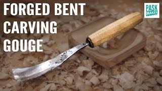 Homemade Bent Carving Gouge