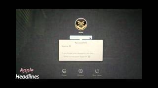 How to reset the login password with an Apple ID in Mac OS X Lion