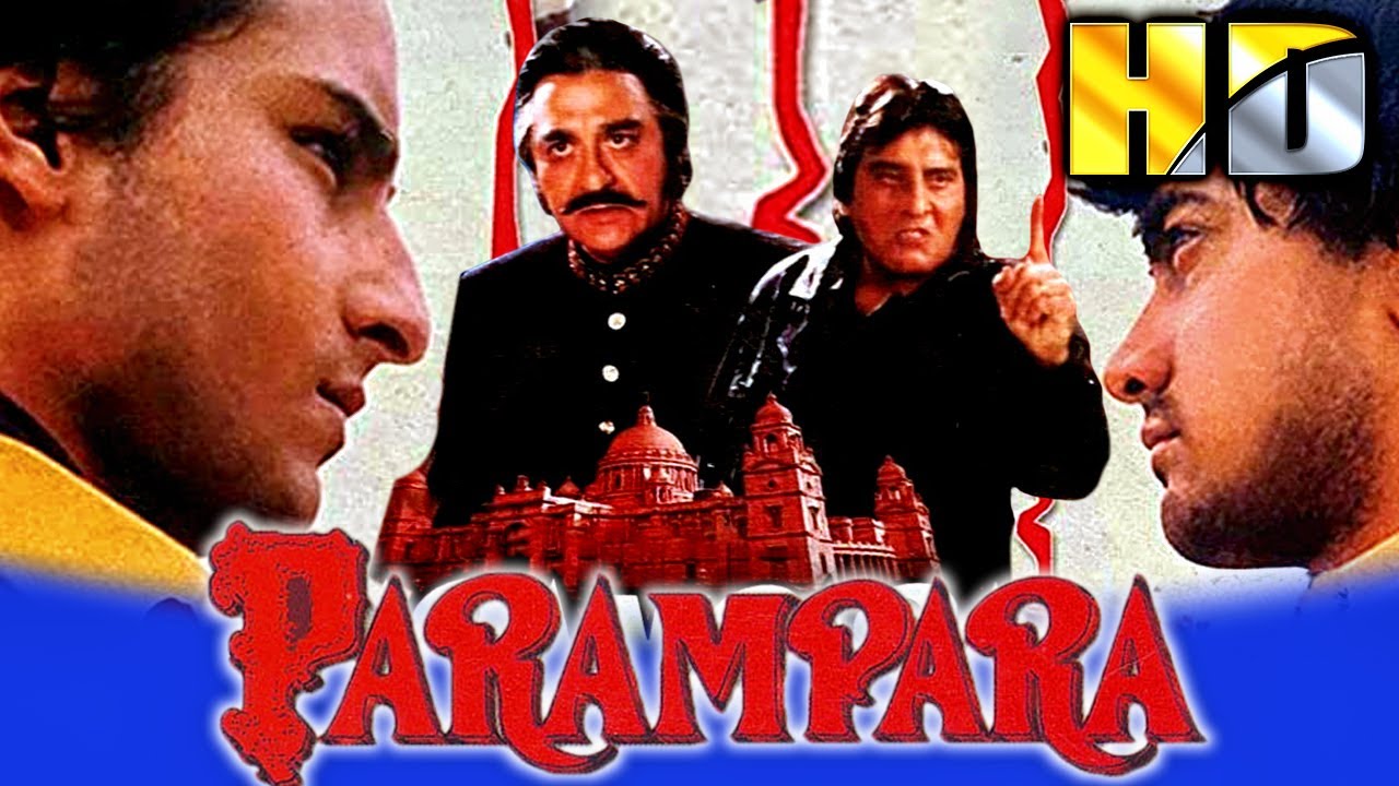 Parampara Full HD   Bollywood Romantic Full Movie  Aamir Khan Saif Ali Khan Raveena Tondon