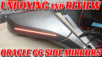 FIRST LOOK! Oracle C6 Corvette Concept LED Side Mirrors Unboxing and Overview