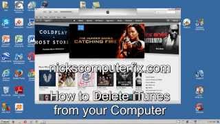 How to Delete iTunes from your Computer!  Windows 7 & Windows 8.1 - Free