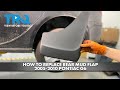 How to Replace Rear Mud Flap 2005-2010 Pontiac G6