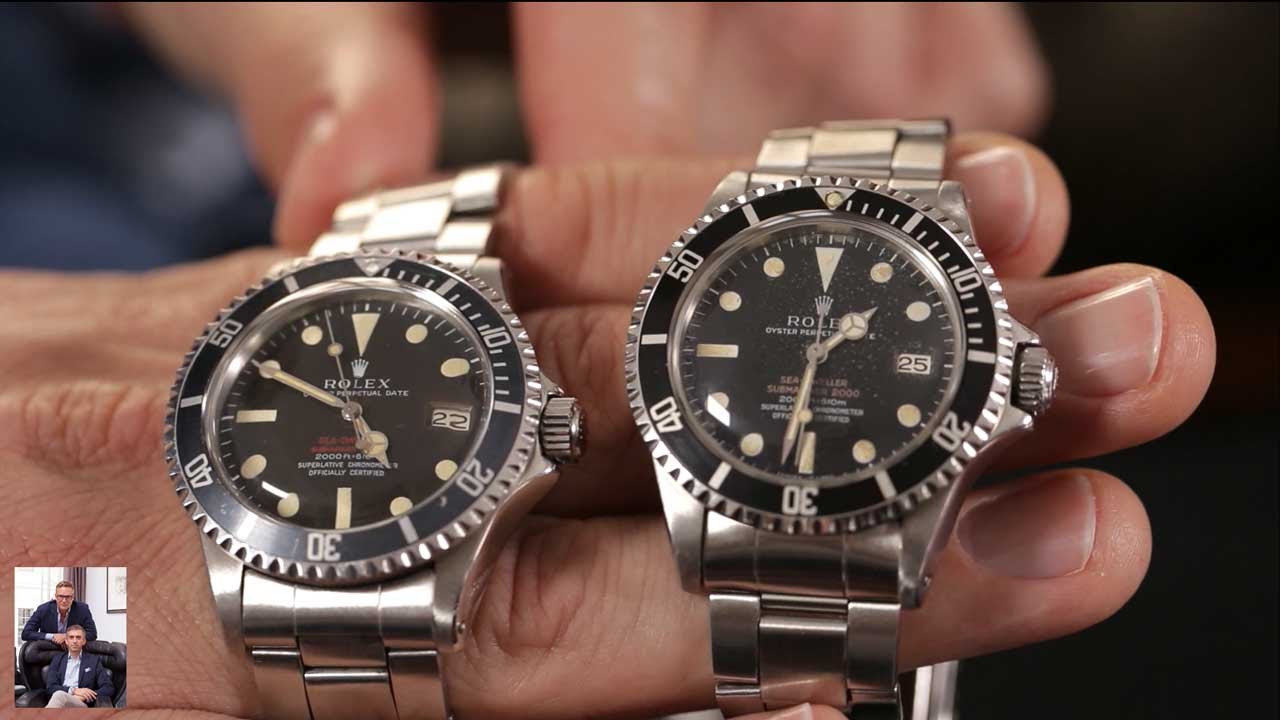rolex sea dweller double red value