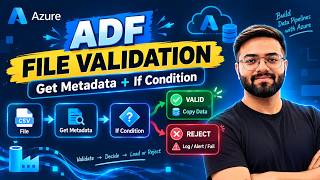 ADF File Validation Using Get Metadata & If Condition | Azure Data Factory Tutorial