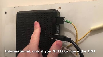 FiOS how to disconnect the fiber