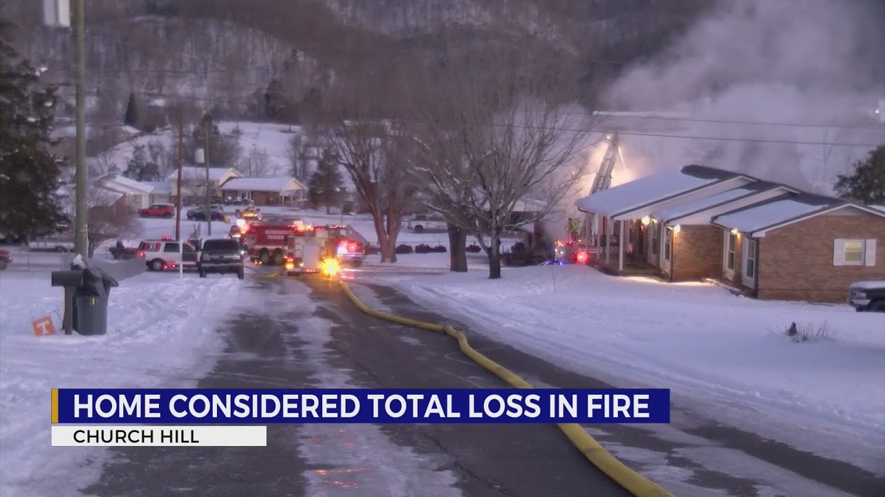 Church Hill home a total loss after fire - YouTube
