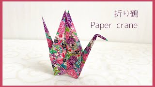 Creating PAPER CRANE - origami tutorial | paper holding | origami bird