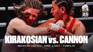 Women's Bare Knuckle Title Fight: Agnesa Kirakosian and Shelby Cannon Go Distance & Get Bloody