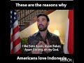 These are the reason americans love indonesia