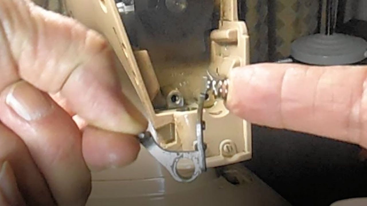 How to Remove & Replace the Tension Releasing Lever on the Singer Model