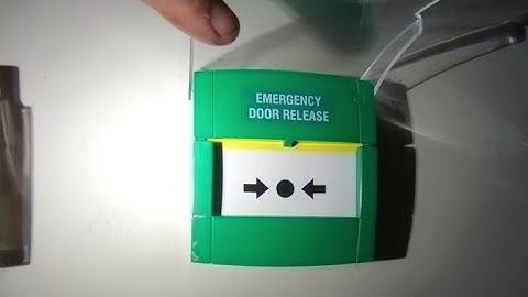 How to reset a "new" KAC emergency door release unit.