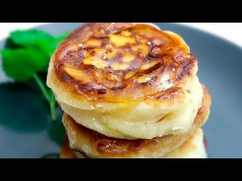 Пышные оладьи на кефире  Как у бабушки