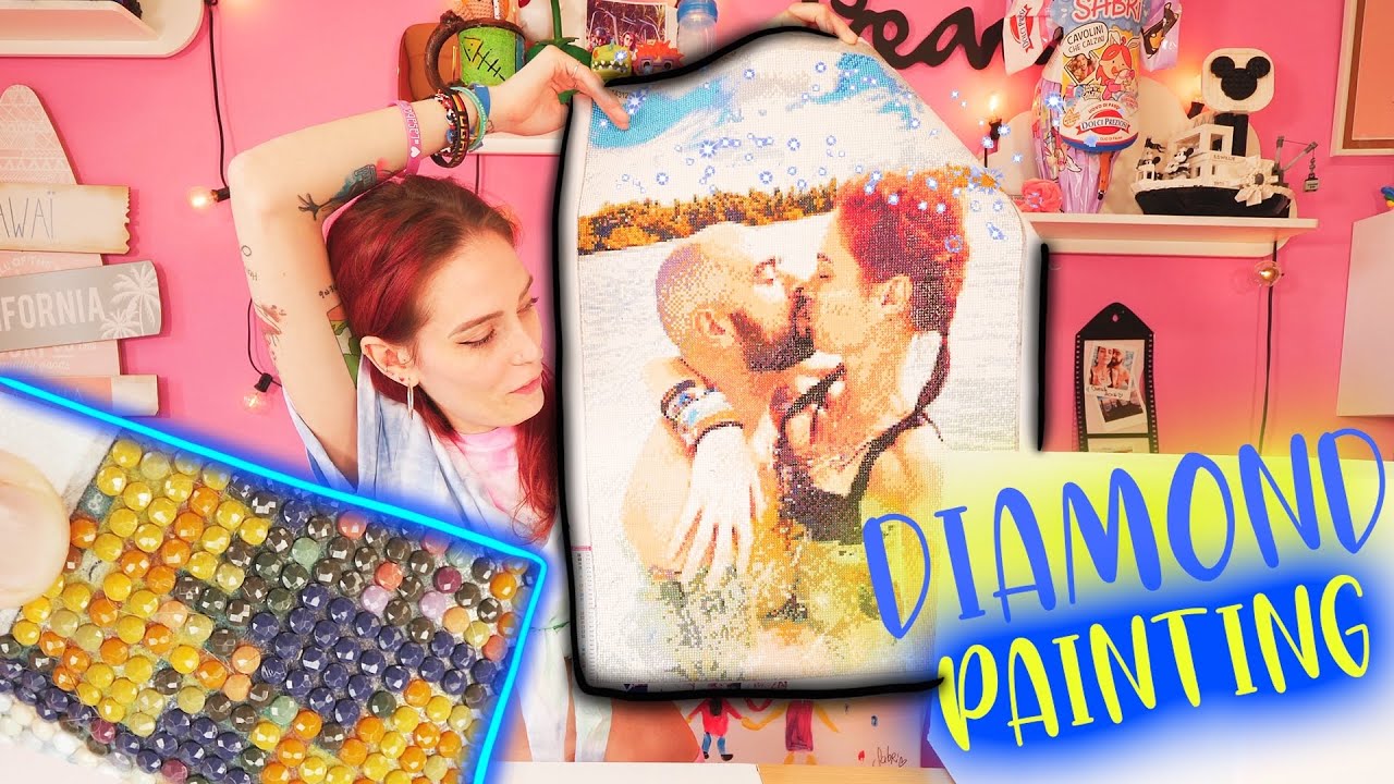HO REALIZZATO UN QUADRO CON 40 MILA DIAMANTI. INCREDIBILE!