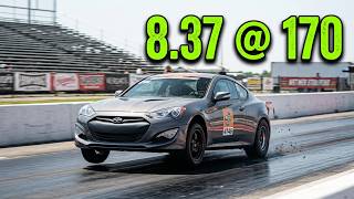 8.37 SECONDS! The Fastest Genesis Coupe I've Ever Seen
